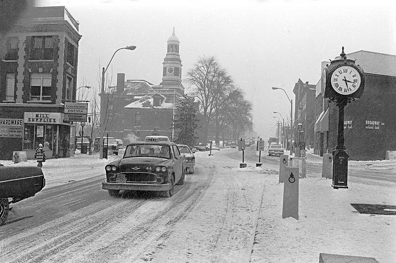 Broadway in winter