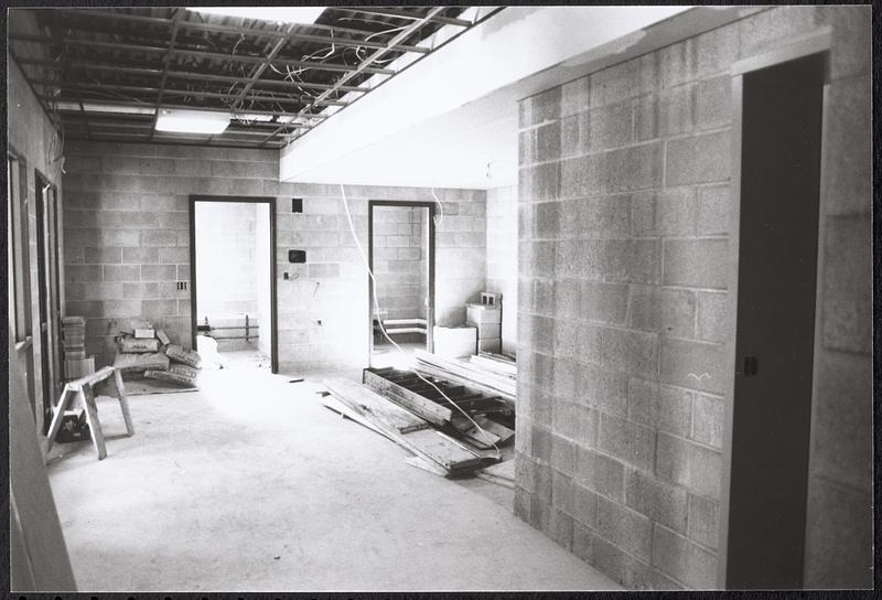Library Addition Lawrence Library addition under construction (interior) - Digital ...