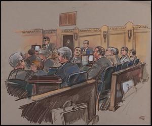 Courtroom scene