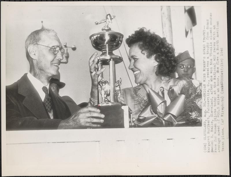 Ohioan wins women's speed trophy