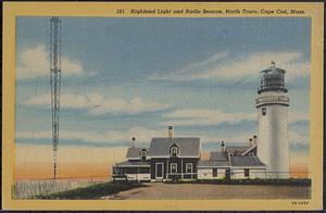 Highland Light and radio beacon, North Truro, Cape Cod, Massachusetts