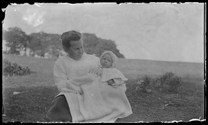 Child & grandma. Poss Mrs. Johnson Whiting?