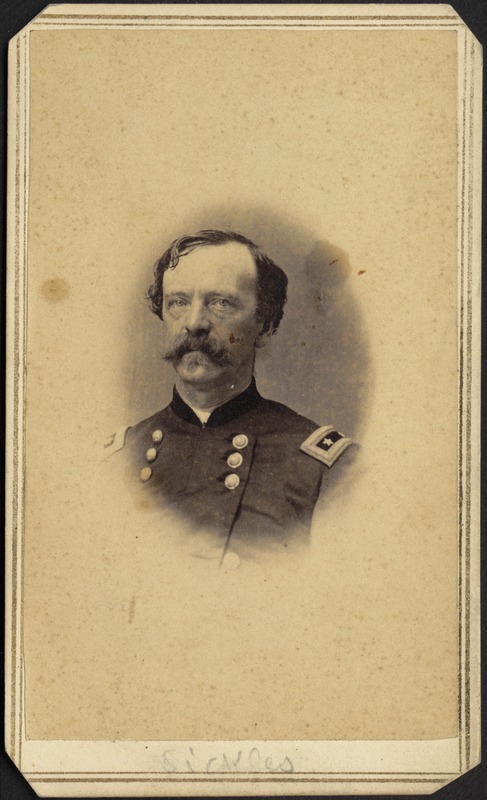 Maj. Gen. Daniel E. Sickles