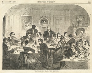 Thanksgiving Day--The dinner