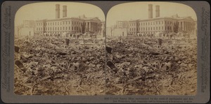 United States Mint, surrounded by the ruins of earthquake and fire, San Francisco, Cal.