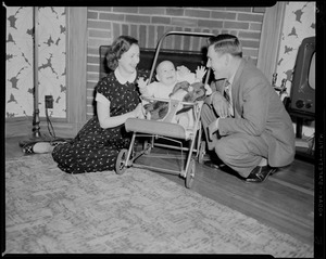 Jimmy and Barbara Amos and baby Jimmy Jr.