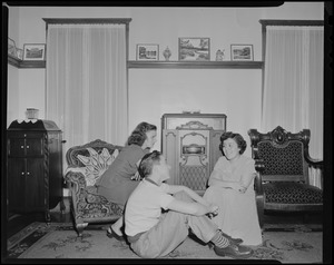 Miss Anna Azarian, brother Hoge, Arline [i.e. Arlene Arzouhaljian]
