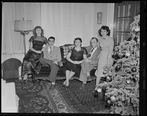 Mrs. & Mrs. Hagop B. Ashjian. Hagop, Edith, Bobby, Lucy, Barbara