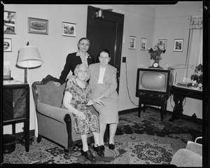 Gladys Changelian, Lucy Astorian. Santough is sitting