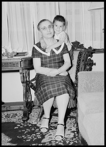 Mrs. Gladys Changelian, grandson David