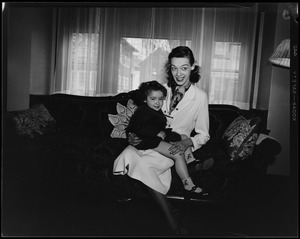 Mrs. Doris S. Clark and daughter Brenda Lee.