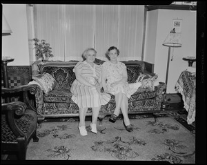 Mrs. Dorothy Downs and her sister Miss Mary Taylor