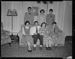 Mr. + Mrs. Kerhour Hadagian and family