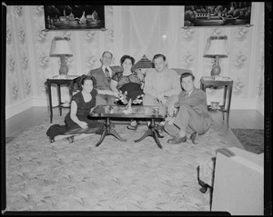 Mr. and Mrs. Salvatore Lucifora. Salvatore, Lucy, Frank, Josephine, and Fred De Rocha