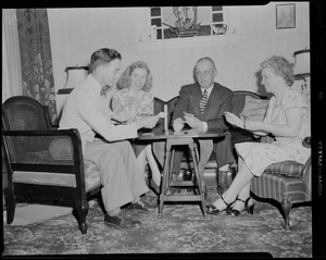Mr + Mrs. Francis J. Myers. Mr + Mrs. Edward F. Jones