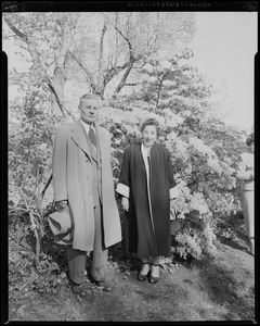 Levon and Agnes Mooradian at Arnold Arboretum