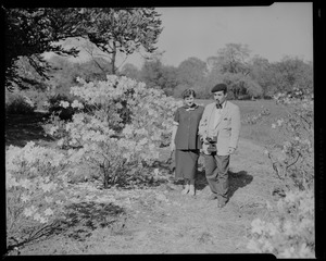 Kerop and Jean Nahabedian at Arnold Arboretum