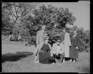 Kerop, Artemis and Jean Nahabedian. Levon and Agnes Mooradian at Arnold Arboretum