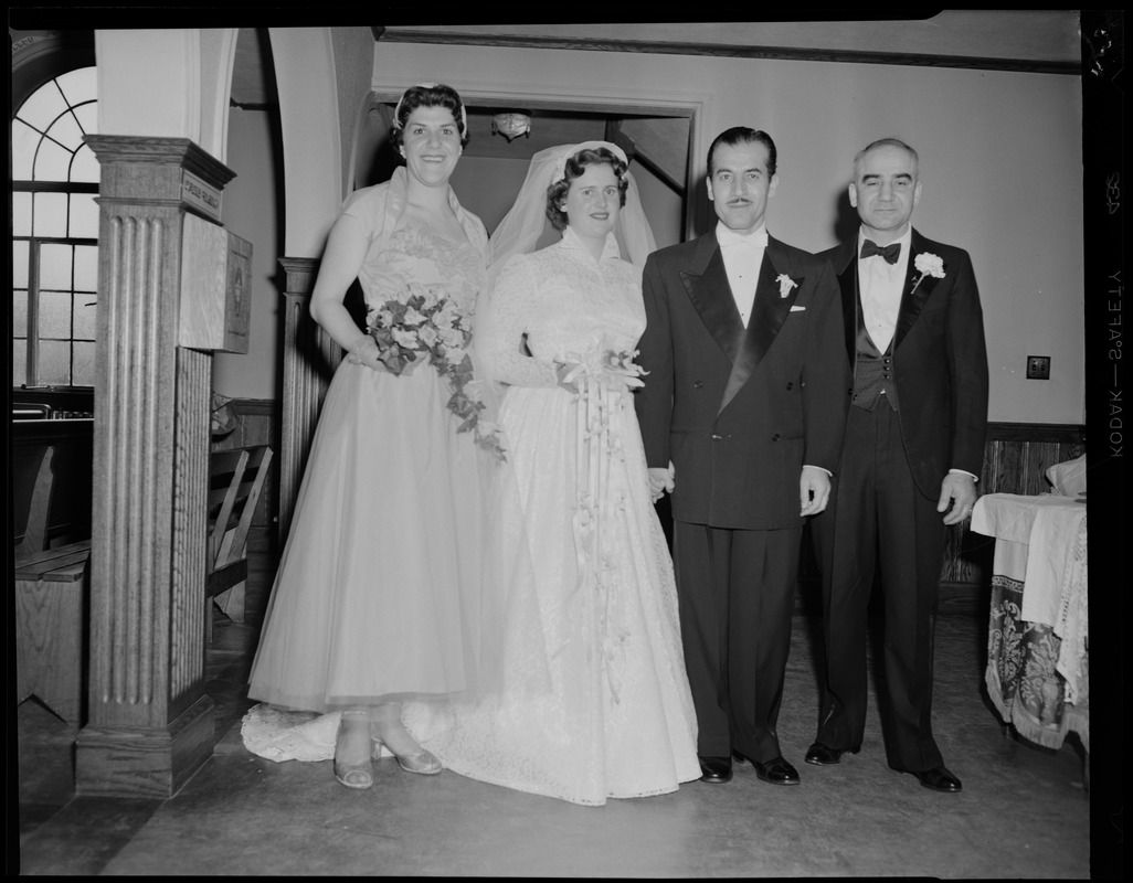 Kerop Nahabedian, Miss Jeanne Maria Strassel [wedding]