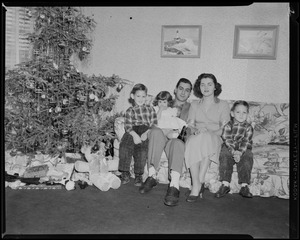 John A. Ristuccia and family. Johnny, Jean, Jackie, Paul, Jean