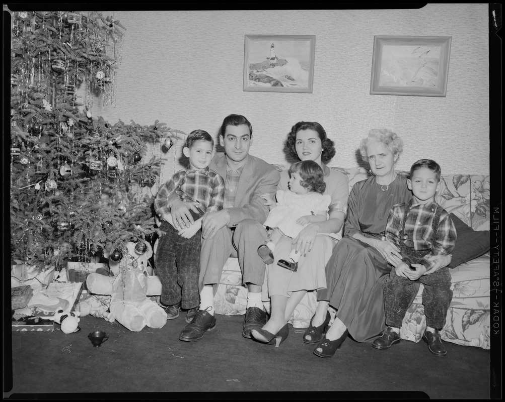 John A. Ristuccia and family. Johnny, Jean, Jackie, Paul, Jean