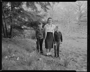 Mrs. Joan C. Roth, Arnold Arboretum. Billy, Steven