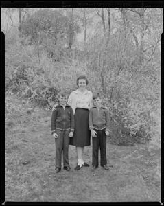Mrs. Joan C. Roth, Arnold Arboretum. Billy, Steven