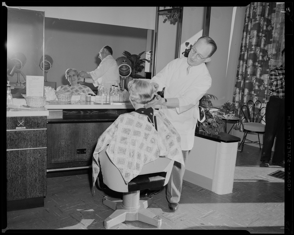 Santough. Stage Beauty Salon, Gene O. Taffet. 1024-A Beacon St., Brookline