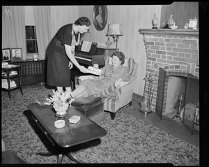 Elizabeth [or] Barbara. Also, Miss Marjorie Lyons