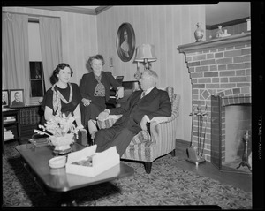 Mr. & Mrs. Francis E. White. Frank, Elizabeth, Barbara