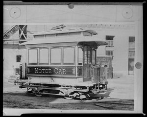 Old street car. First oldest street car