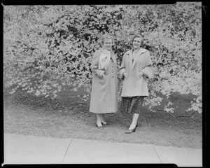 Forest Hill Cemetery employees. Ethel "Gallie" Galbraith and [Grace L.] Davenport