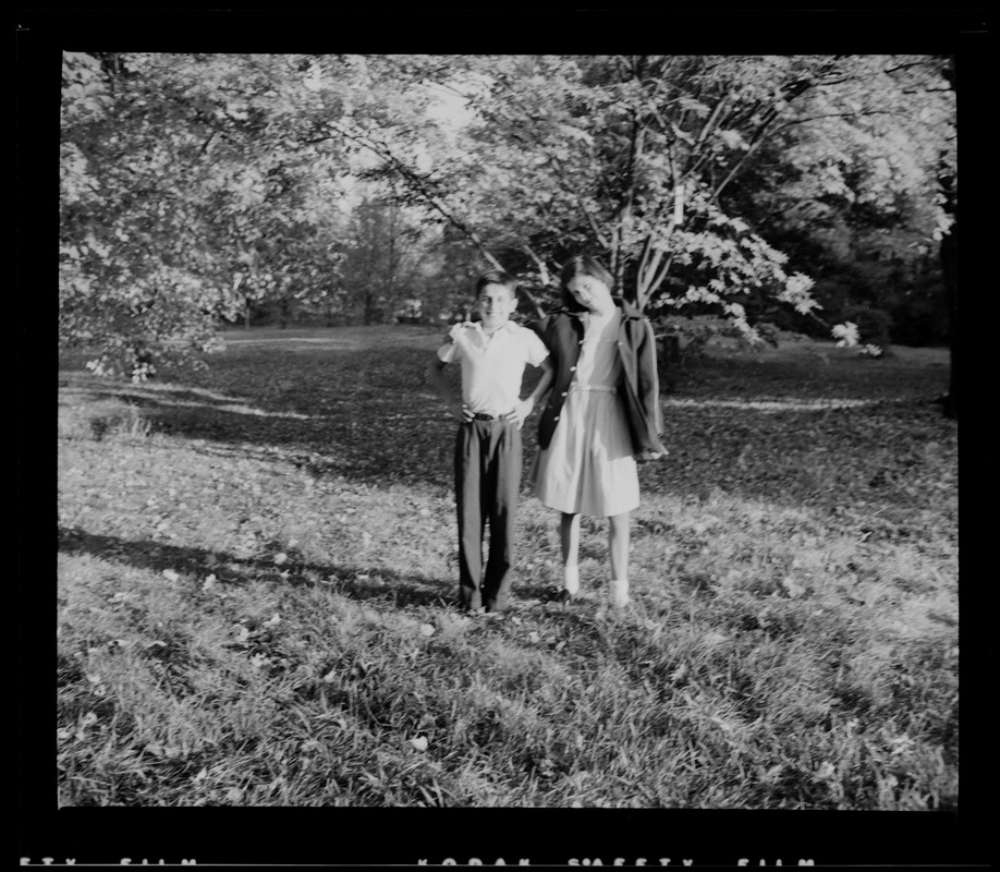 At Arnold Arboretum. Anthony and Barbara Fiorillo