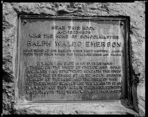 Was the home of schoolmaster Ralph Waldo Emerson 1823-1825