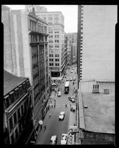 Dock Square. Faneuil Hall Sq. Washington, Elm, Congress and Devonshire Streets