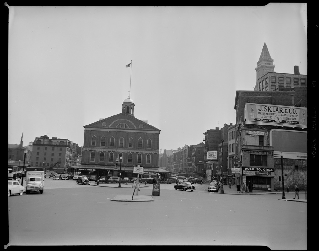 Dock Square. Faneuil Hall Square Digital Commonwealth