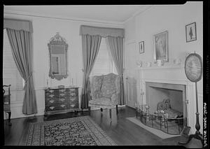 Pingree House, Salem: interior, rear bedroom