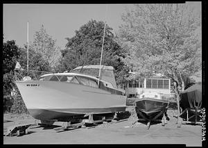 Marblehead, beached boats