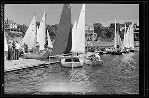 Marblehead (marine), "at the floats"