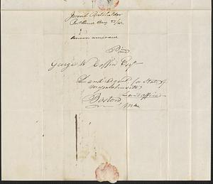 Josiah Batchelder to George Coffin, 27 August 1842