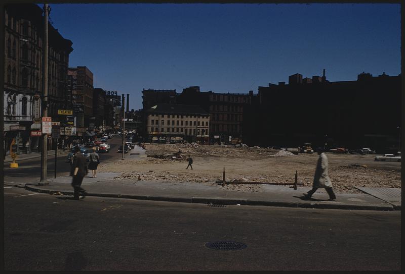 Vacant lot, future site of Boston City Hall