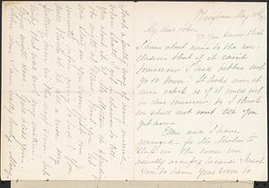 Letter from Mary W. Glover to John D. Long, May 10, 1870