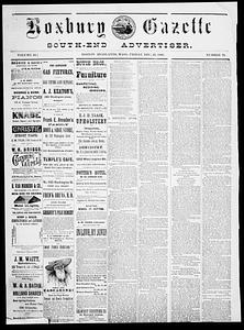 Roxbury Gazette and South End Advertiser, December 24, 1886