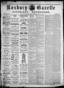 Roxbury Gazette and South End Advertiser, December 14, 1876