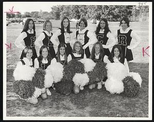 Chelmsford Greetings- Front, from left, Mary Jane Partridge, Sharon O'Brien, Lynne Dwight, Kathy Grunewald, Joye Dudley and Laura St. Germain. Rear, from left, Renee Marchand, Nancy Robinson, co-capts. Joan Hennessy and Debbie Braun, Jean Depoian and Lorraine Bates.