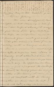 Letter from Zadoc Long to John D. Long, May 31, 1868