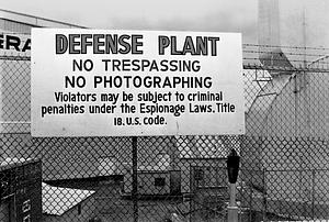 Defense plant