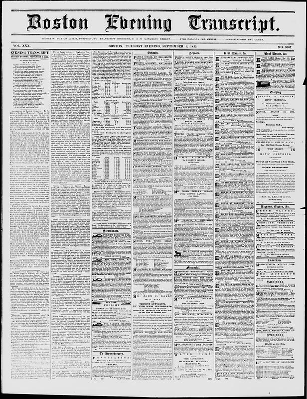 Boston Evening Transcript - Digital Commonwealth