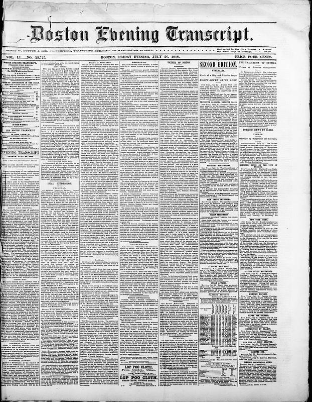 Boston Evening Transcript - Digital Commonwealth