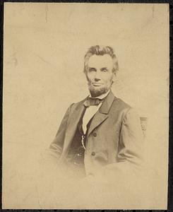 Abraham Lincoln, President. Photograph taken in 1864